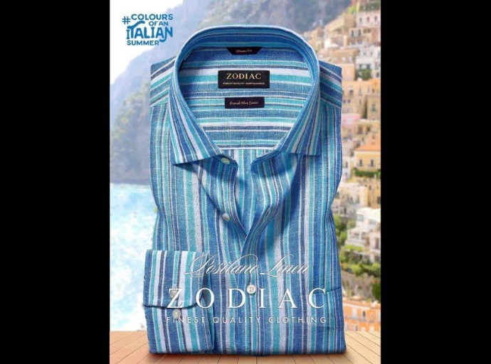 ‘2024 Positano’ collection by Zodiac showcases range of pure line shirts